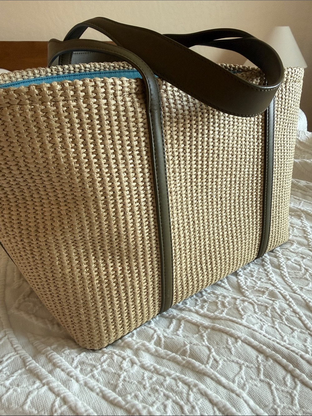 Loro Piana raffia tote - Picture 2 of 16